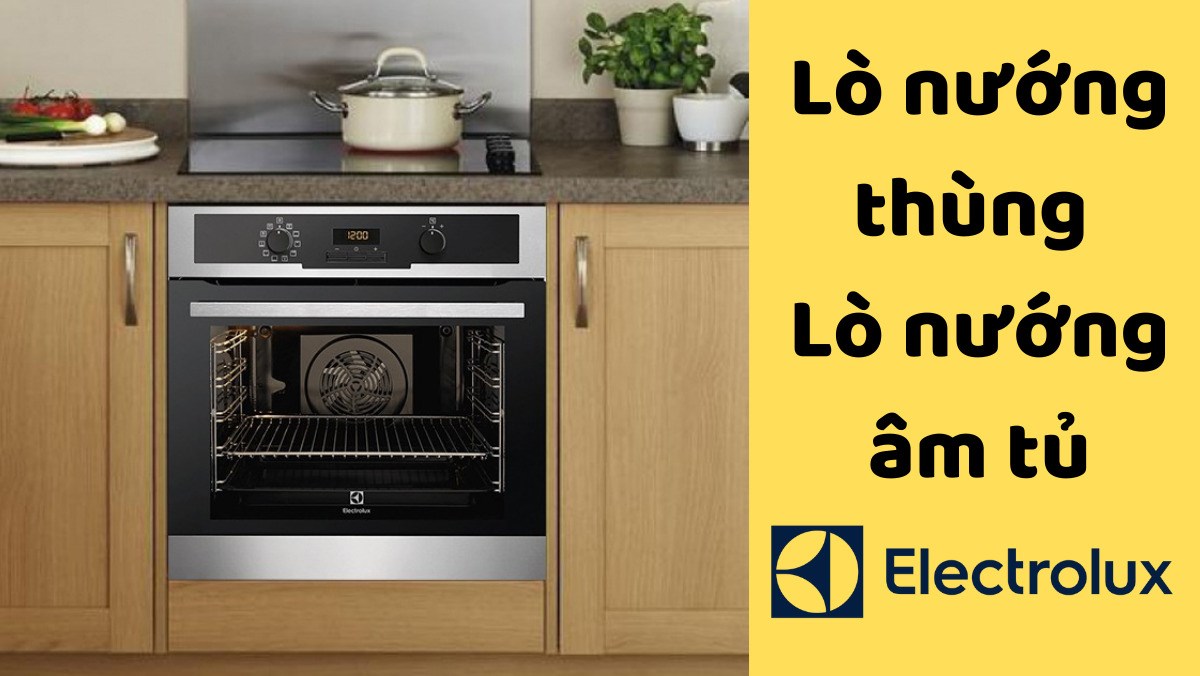 So sánh lò nướng thùng và lò nướng âm tủ Electrolux trong nấu nướng