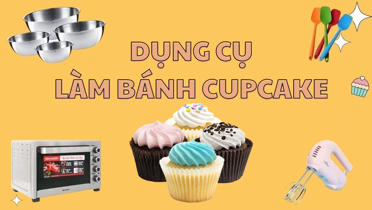 Dụng cụ làm bánh cupcake