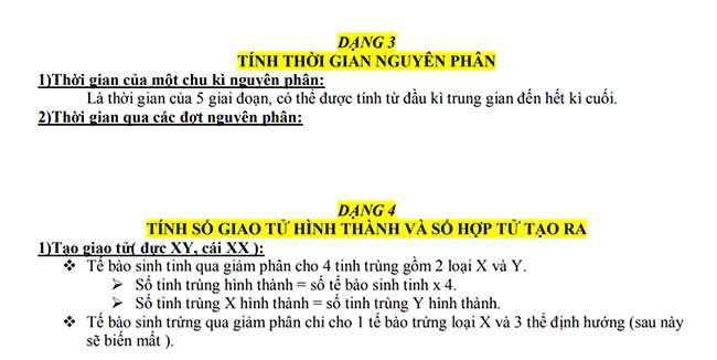 TÍNH THỜI GIAN NGUYÊN PHÂN