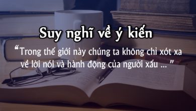 Suy nghi ve y kien Trong the gioi nay chung 390x220 1 Suy nghi ve y kien Trong the gioi nay chung 390x220 1