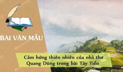 cam hung thien nhien cua nha tho quang dung trong bai tay tien