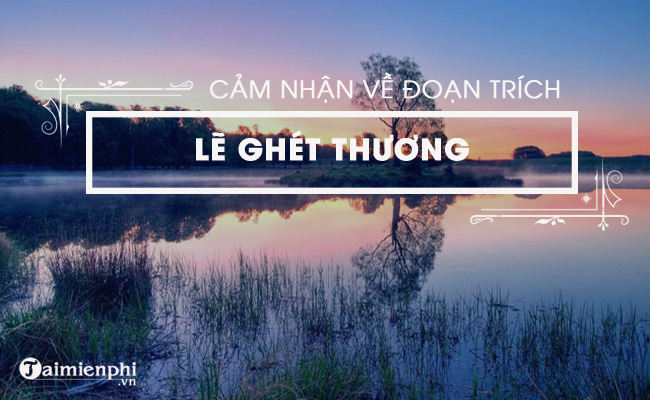 cam nhan ve le ghet thuong cua nguyen dinh chieu