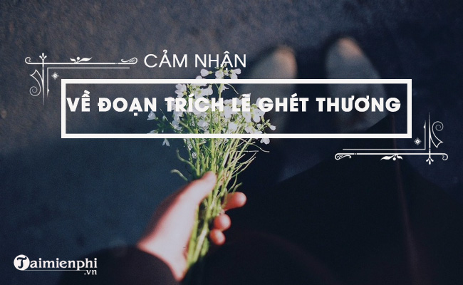 van mau cam nhan ve doan trich le ghet thuong cua nguyen dinh chieu