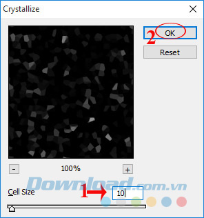 Tùy chỉnh trong Crystallize