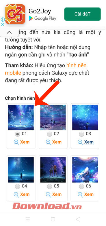 Hướng dẫn tạo hình nền điện thoại hiệu ứng galaxy theo tên  Trường THPT  Phạm Hồng Thái